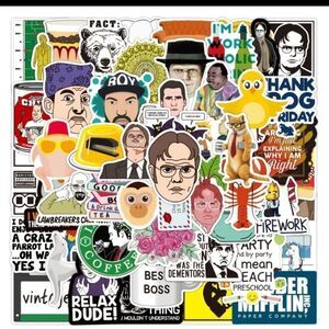 50 pc the fice TV show stickers Dunder Mifflin Friends and more